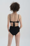 BLACK - WHITE BIKINI BOTTOM