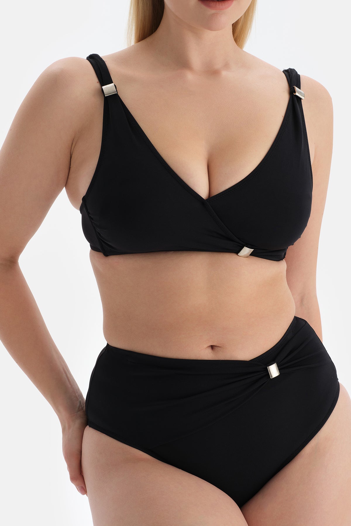 BLACK SHAPEWEAR BIKINI BOTTOM