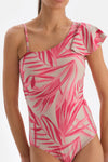 FUCHSIA - GREY SWIMSUIT