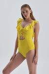 NEON YELLOW SHAPEWEAR SWIMSUIT