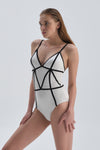 BLACK - WHITE SWIMSUIT