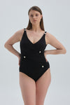 BLACK SHAPEWEAR SWIMSUIT