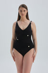 BLACK SHAPEWEAR SWIMSUIT