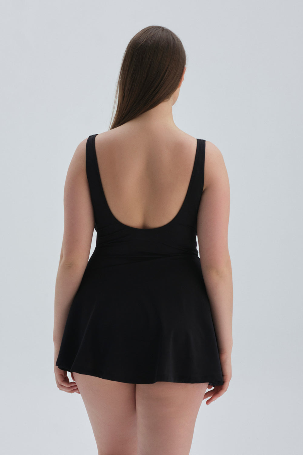 BLACK DRESS SWIMSUIT