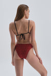 RED - BLACK MONOKINI