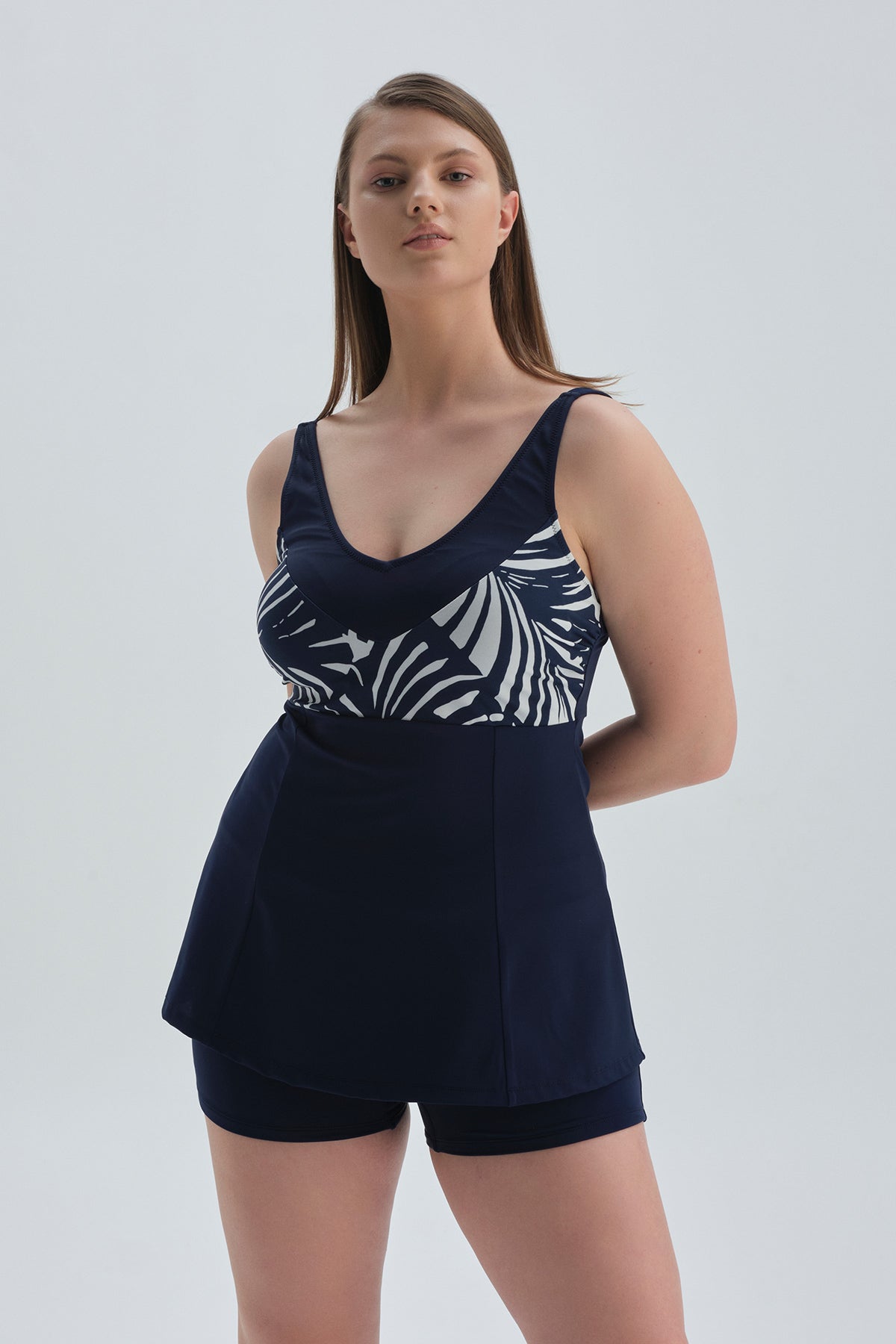 NAVY TANKINI TOP