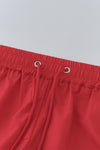 RED SWIM SHORT