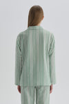 GREEN PYJAMA TOP