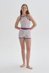 PURPLE SHORT SET