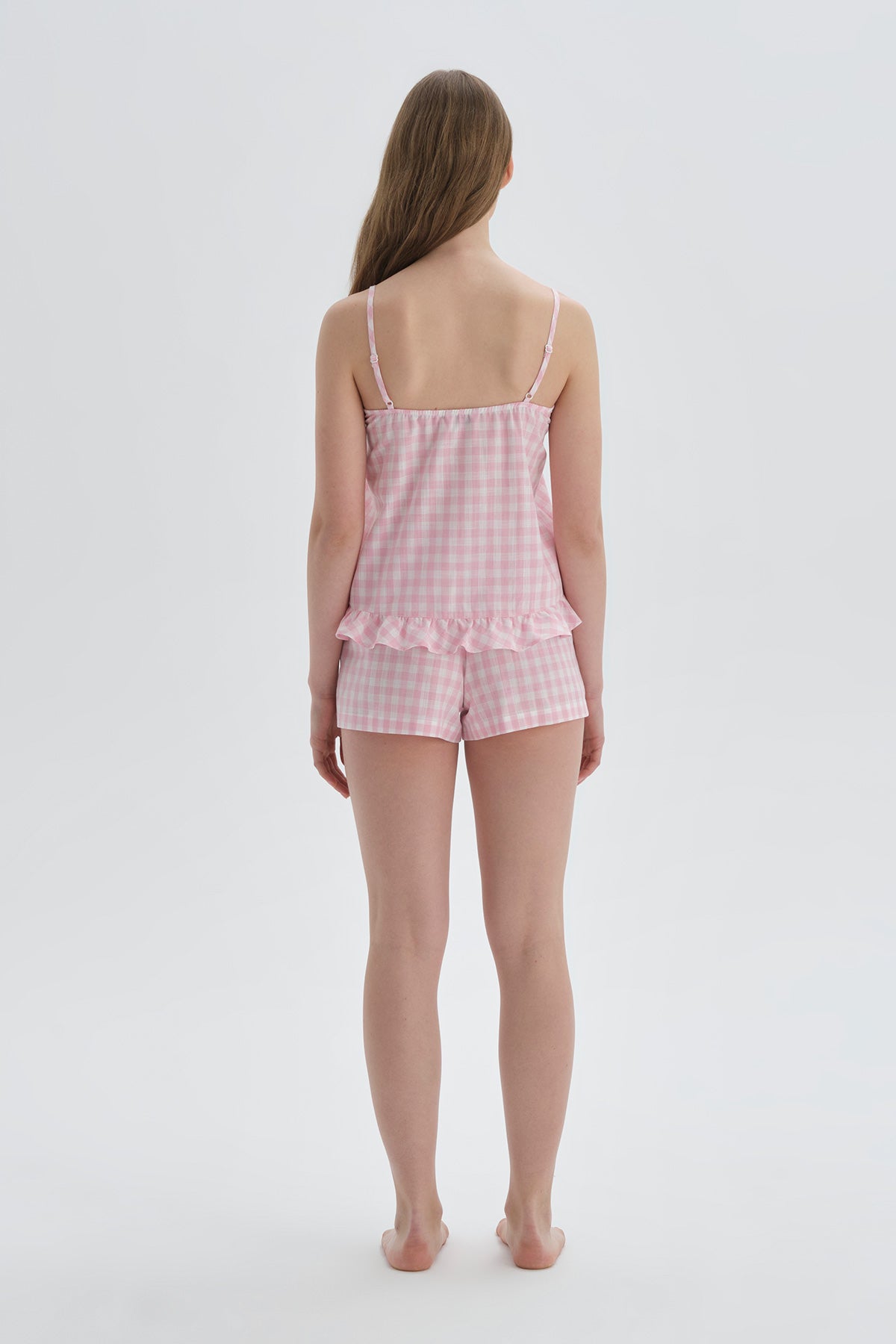 PINK PRINTED SHORT SET