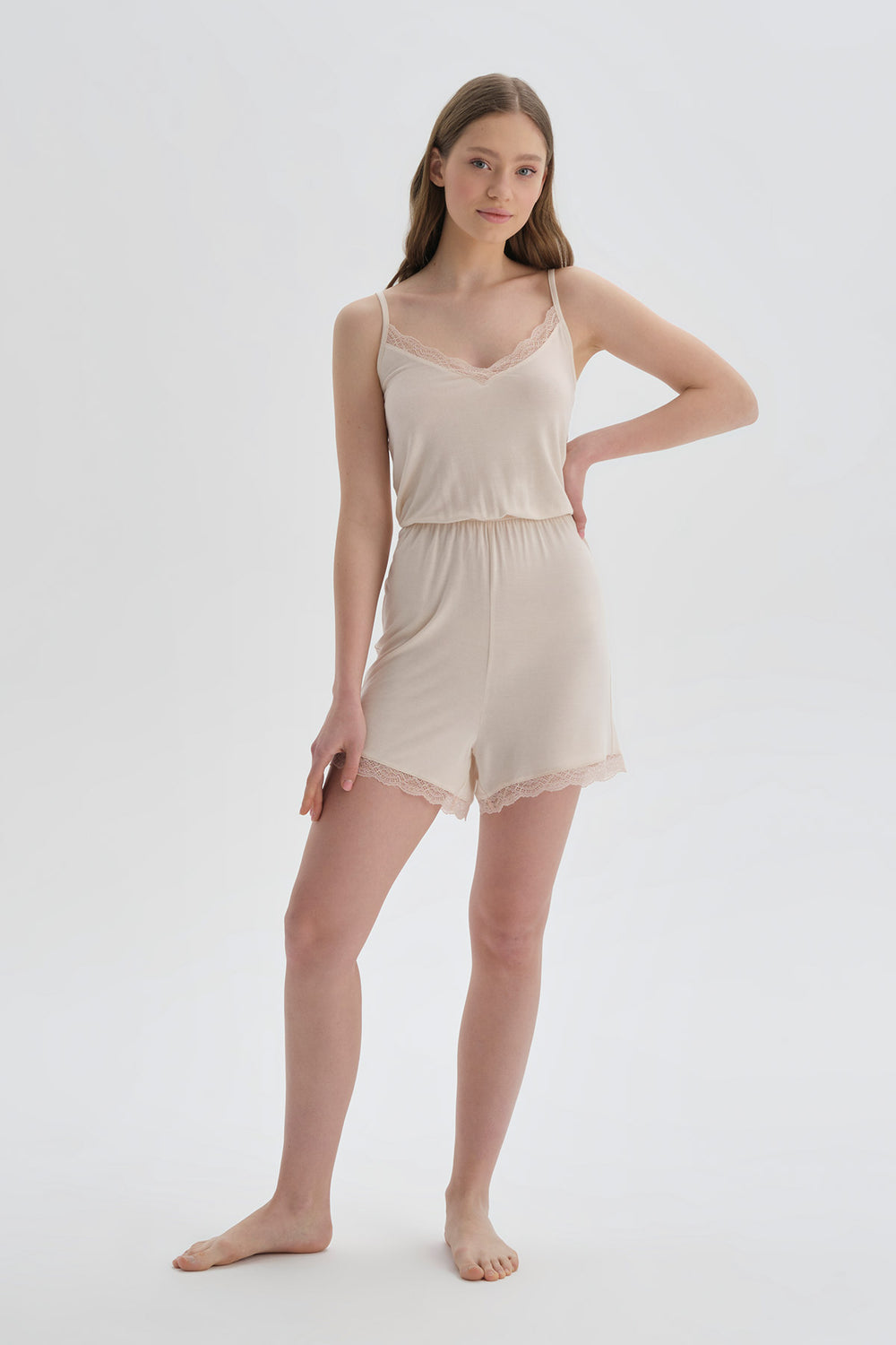 SALMON JUMPSUIT