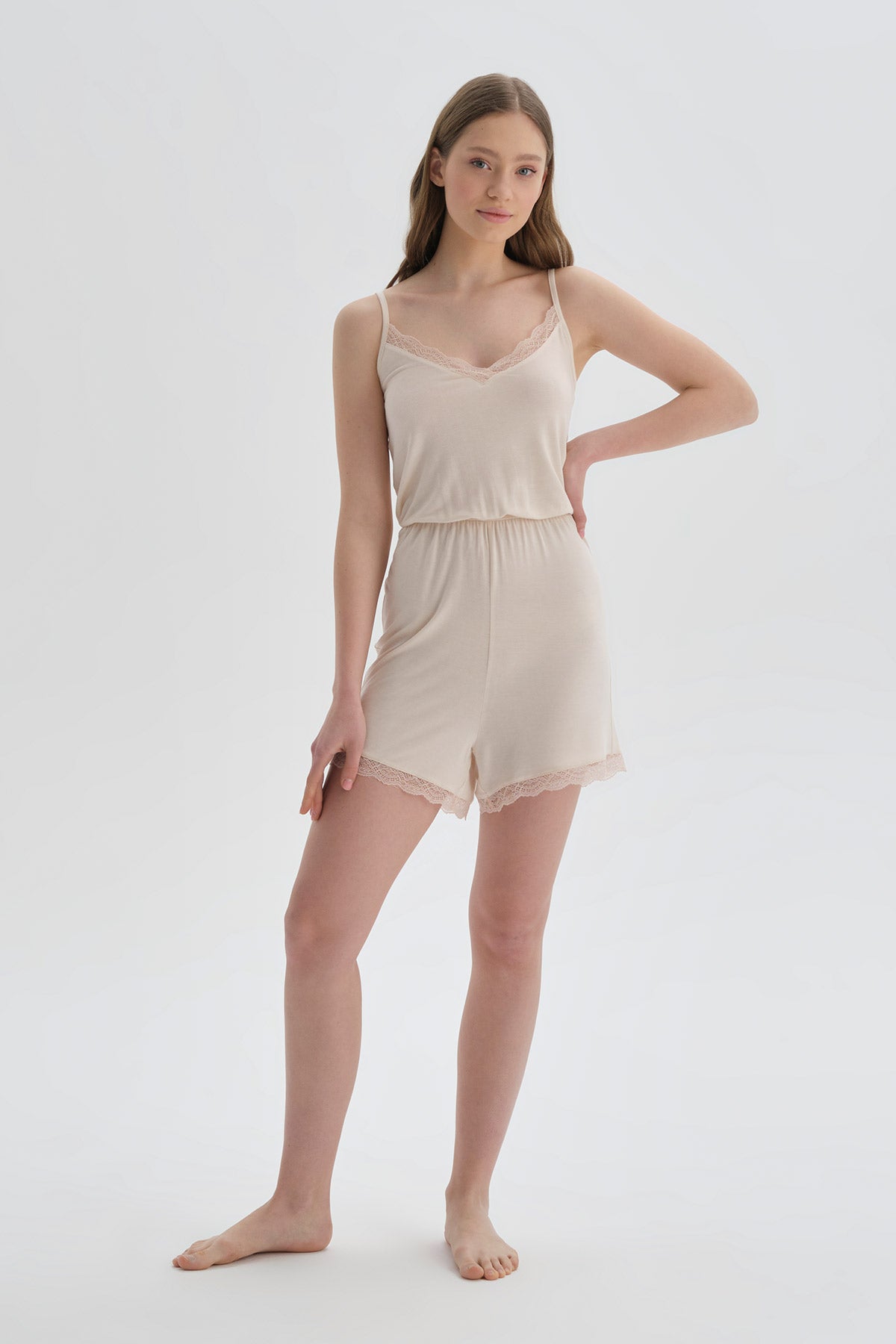 SALMON JUMPSUIT