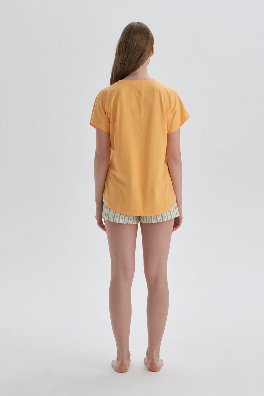 ORANGE SHORT SET