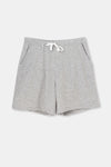 GREY MELANGE SHORT SET