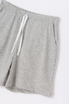 GREY MELANGE SHORT SET