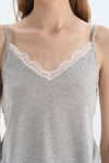 GREY MELANGE SHORT SET