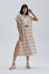 BEIGE DRESS