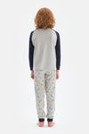 GREY PYJAMA SET