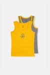 YELLOW - GREY TANKTOP