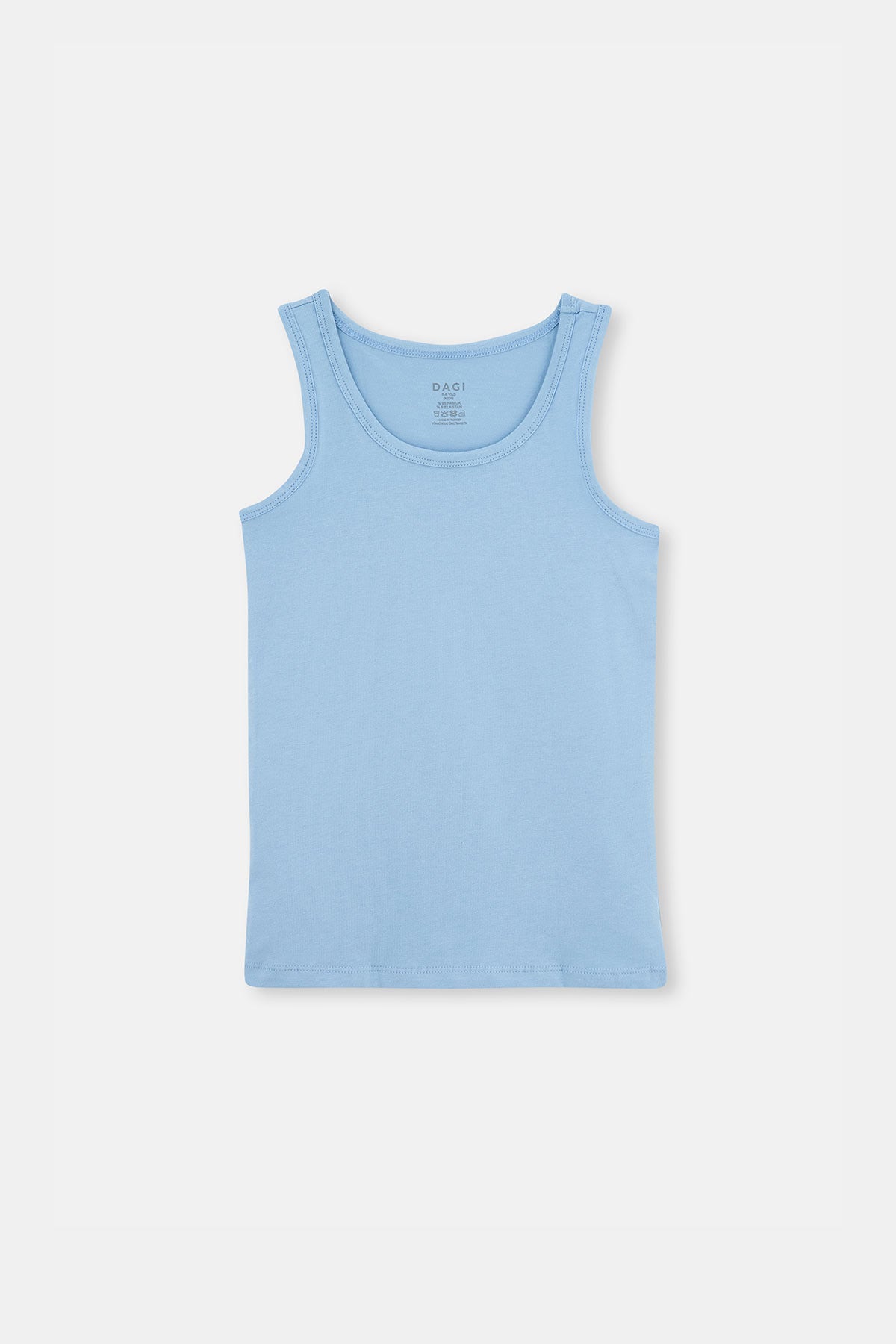 BLACK - BLUE TANKTOP