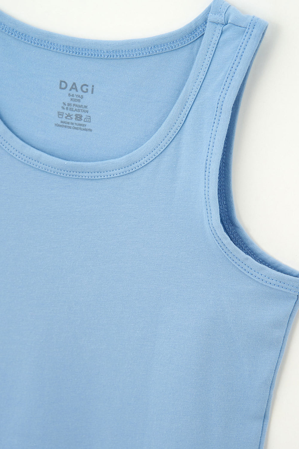 BLACK - BLUE TANKTOP