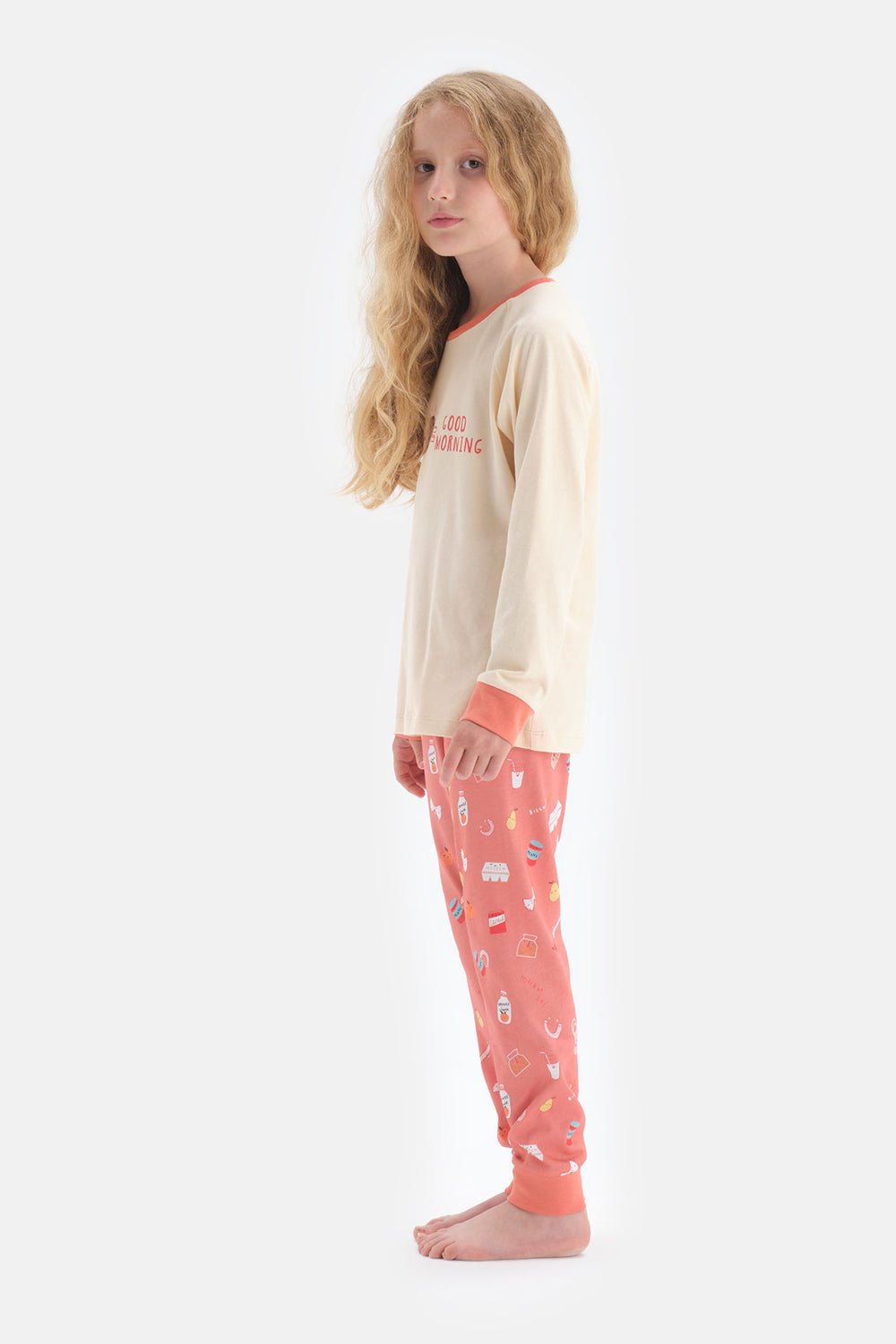 SALMON PYJAMA SET