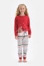 RED PYJAMA SET