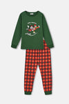 GREEN PYJAMA SET