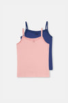 NAVY - PINK TANKTOP