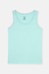 WHITE  - GREEN PRINT TANKTOP