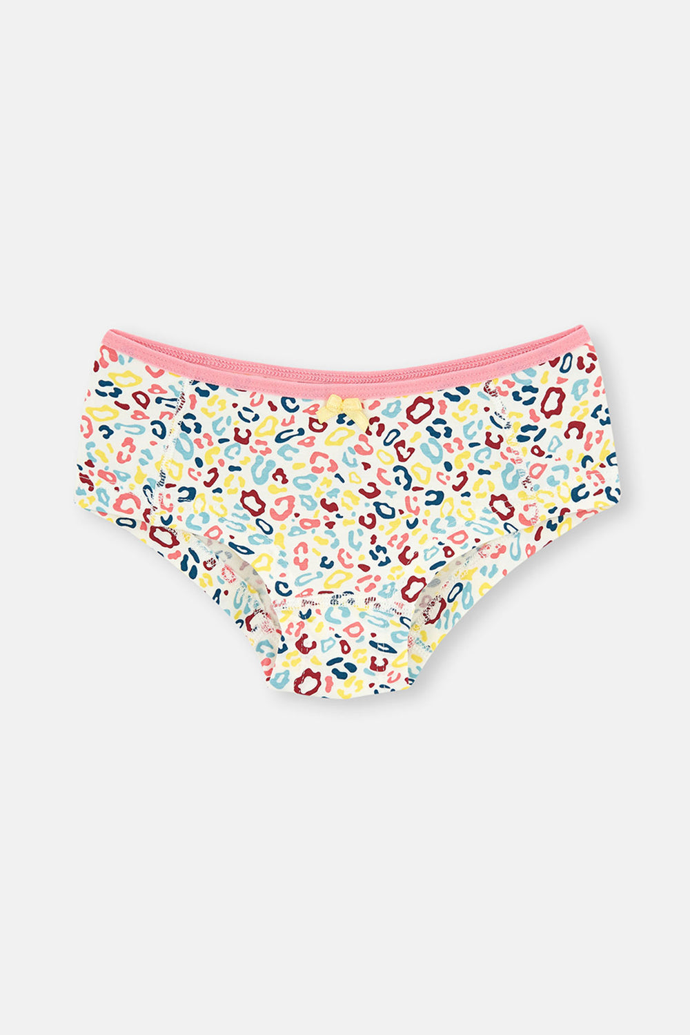 WHITE  - GREEN PRINT PANTY