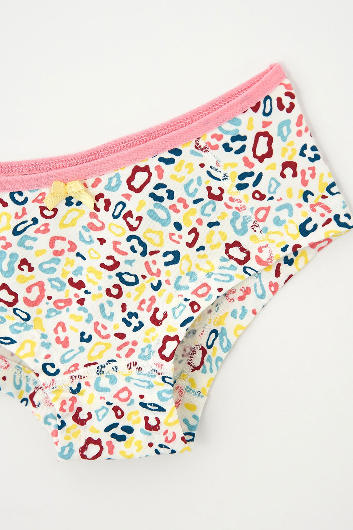 WHITE  - GREEN PRINT PANTY