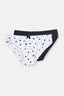 NAVY - WHITE PANTY
