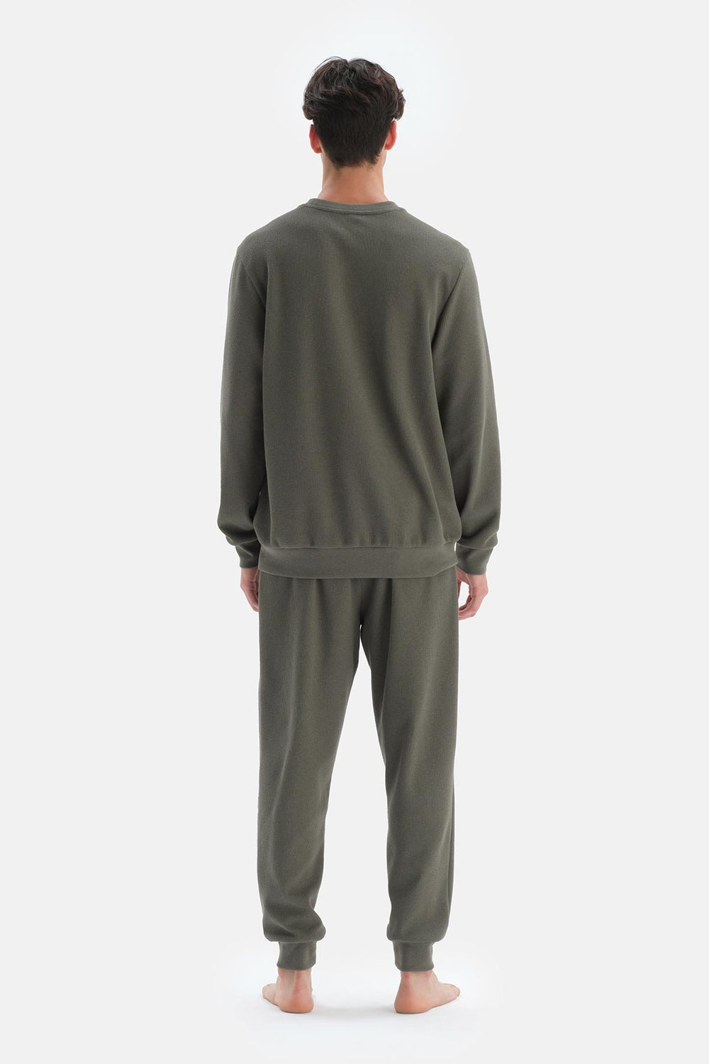KHAKI TRACKSUIT BOTTOM