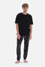 BLACK PYJAMA BOTTOM