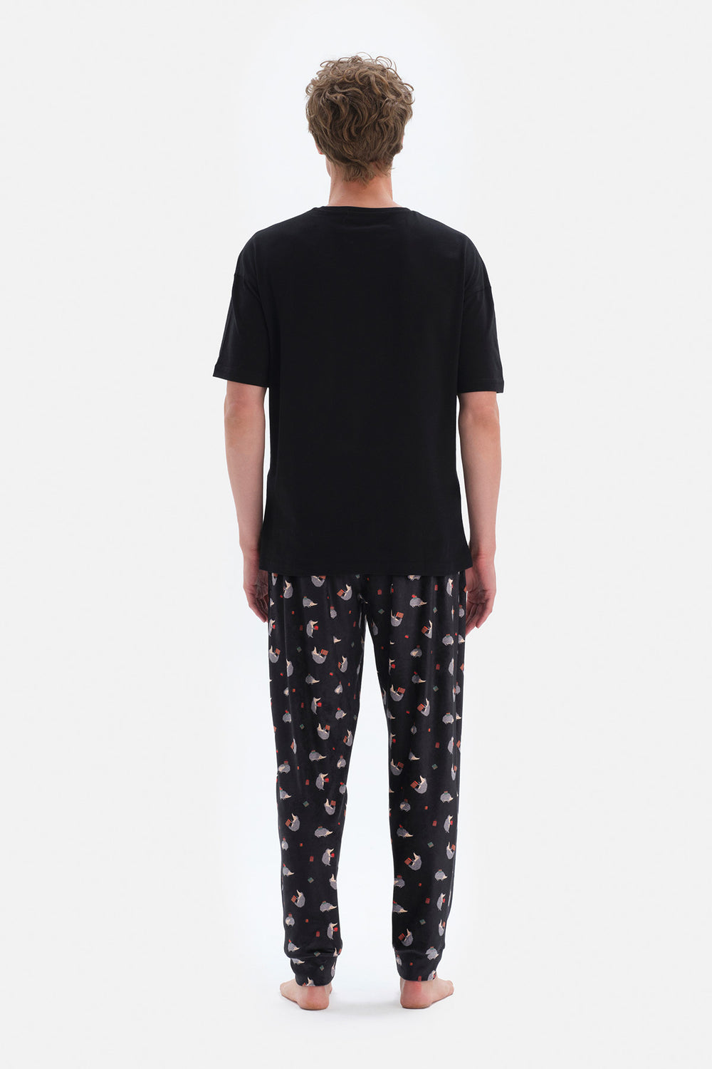 BLACK PYJAMA BOTTOM