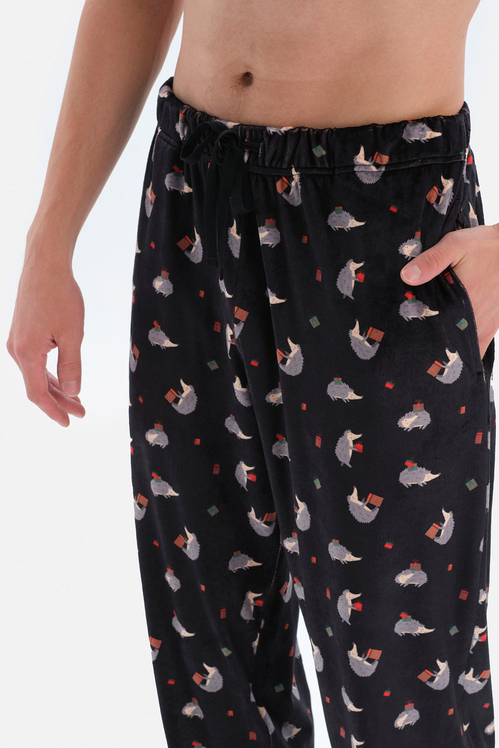 BLACK PYJAMA BOTTOM