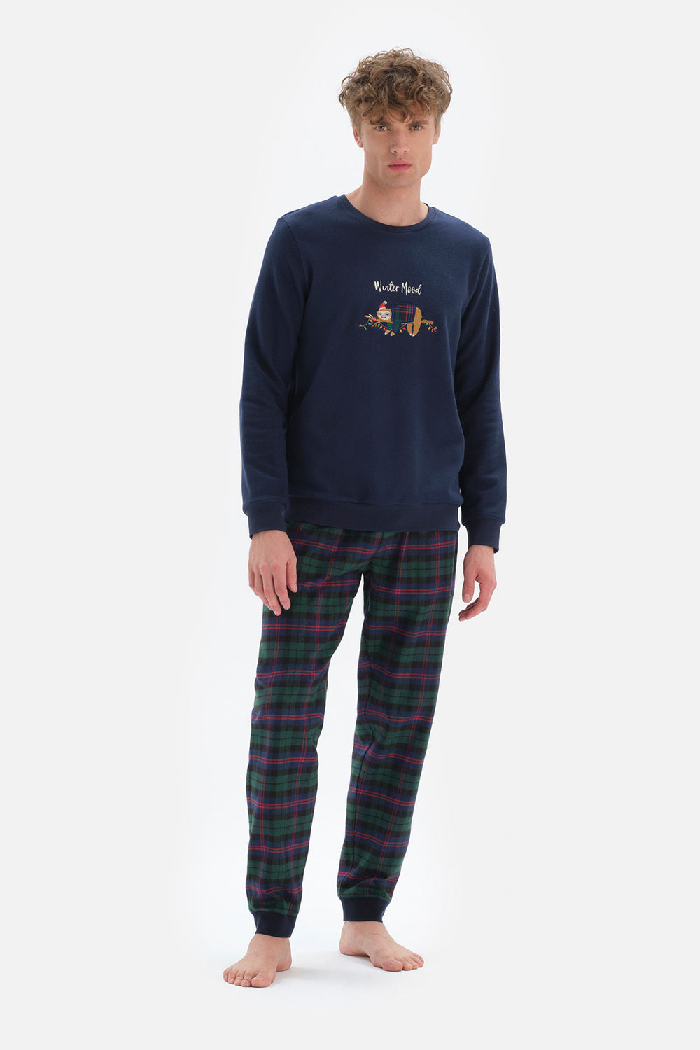 GREEN PYJAMA BOTTOM