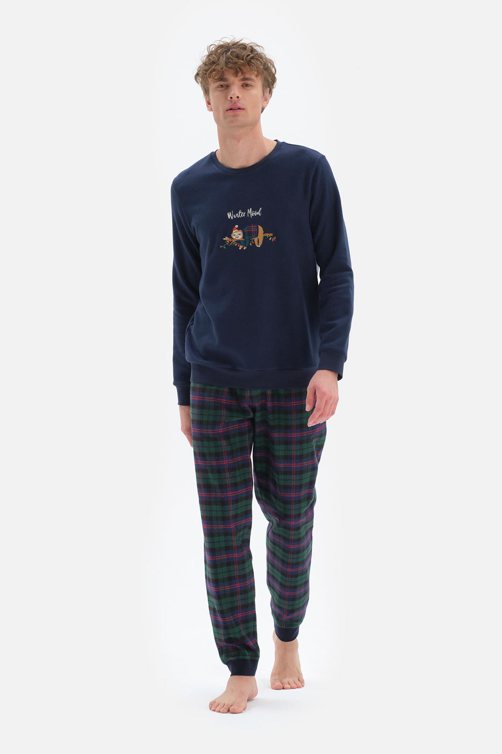 GREEN PYJAMA BOTTOM