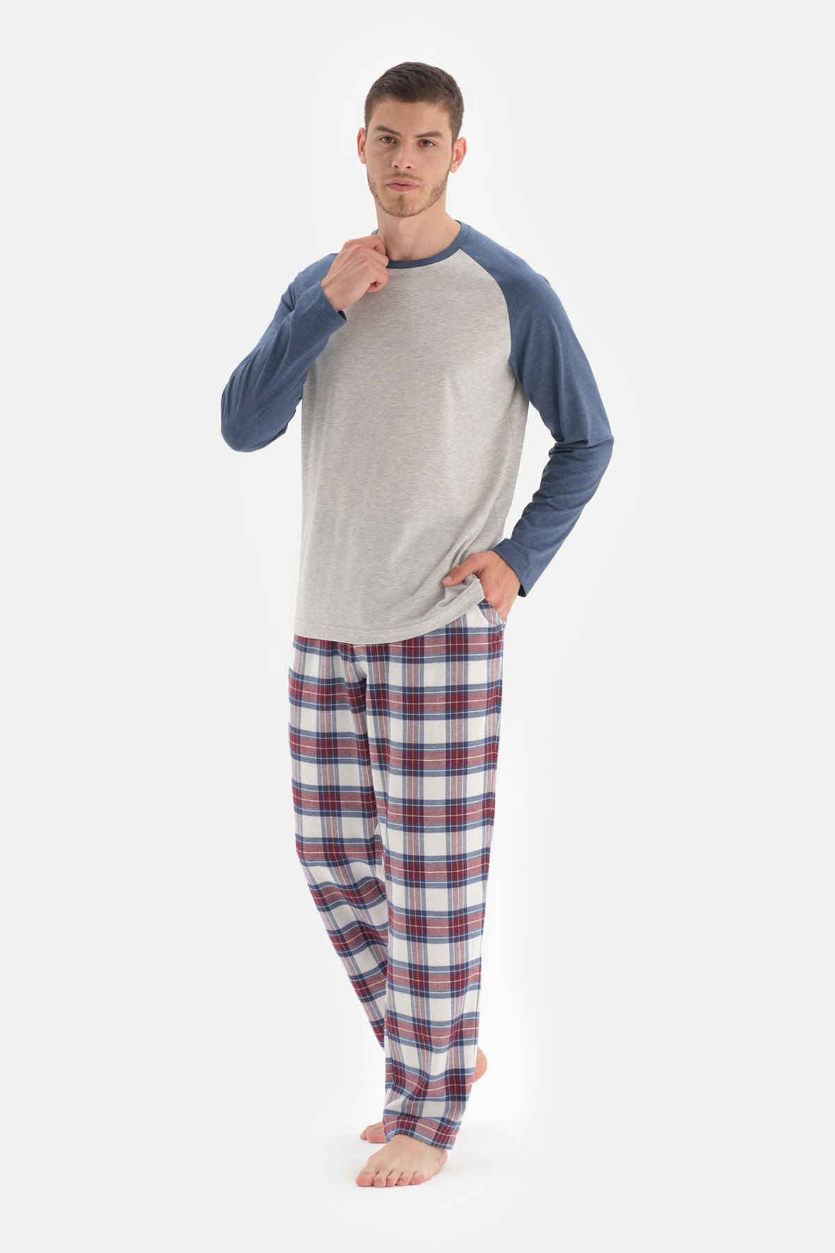 GREY PYJAMA SET