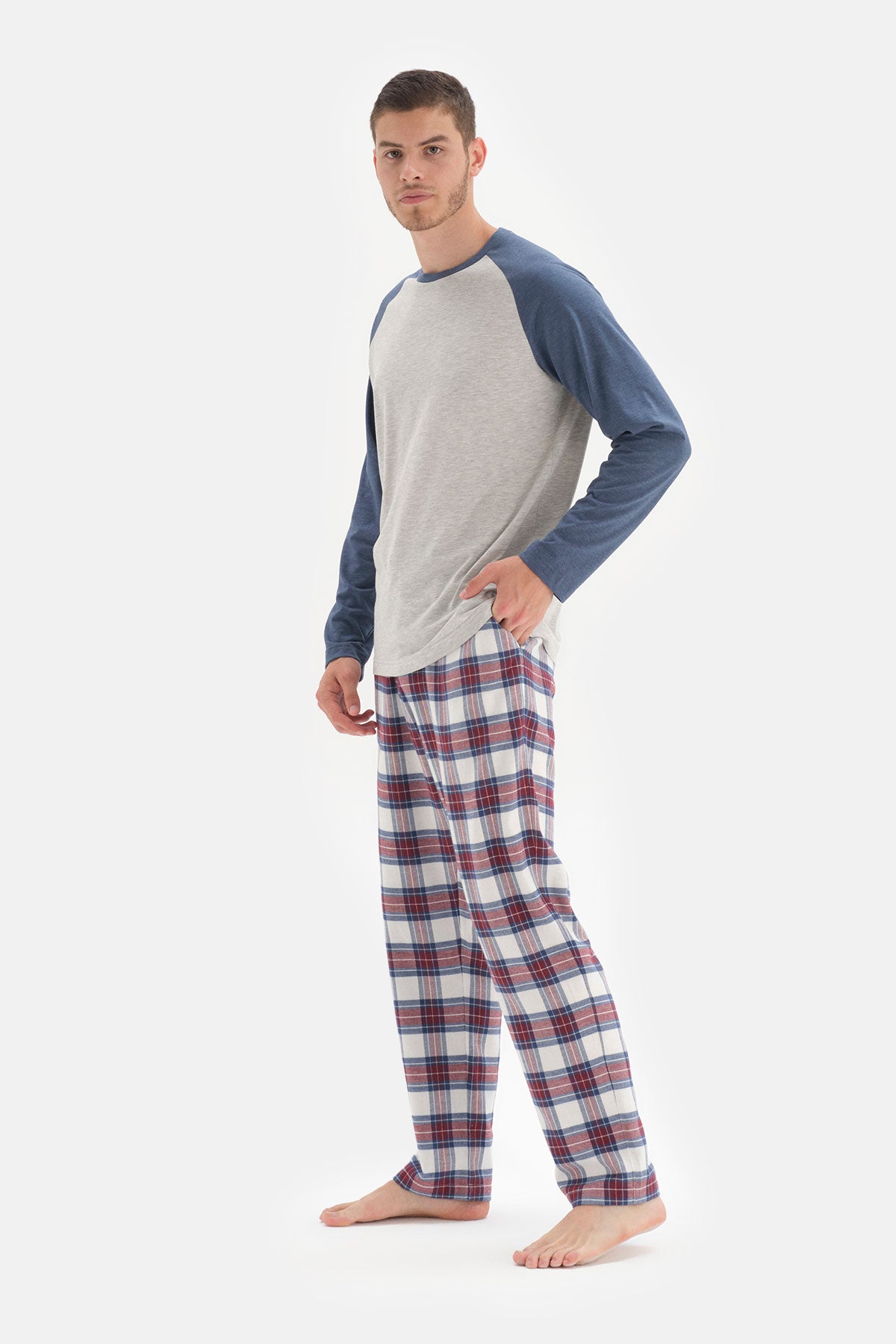 GREY PYJAMA SET
