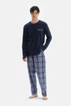 NAVY PYJAMA SET