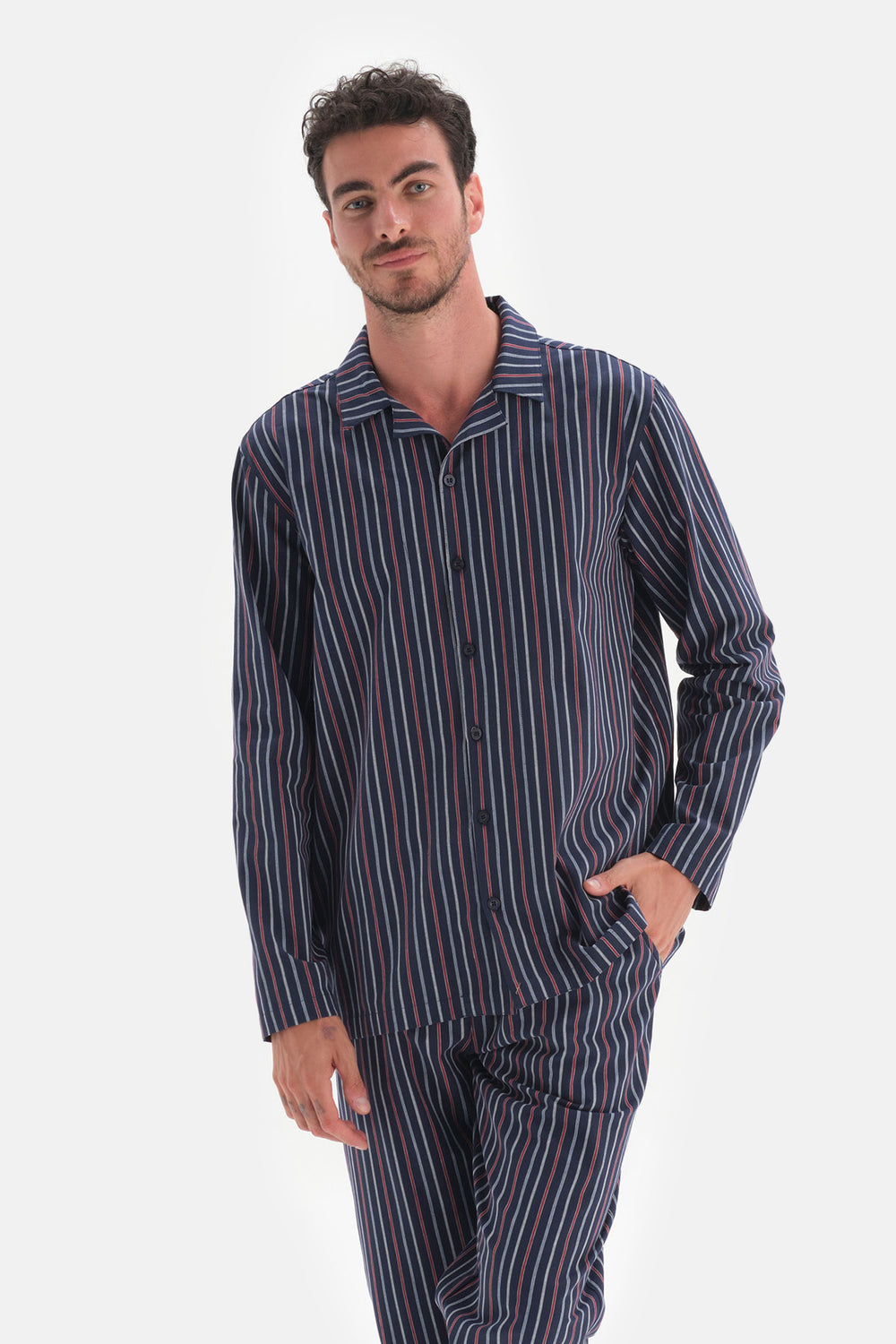 NAVY PYJAMA SET