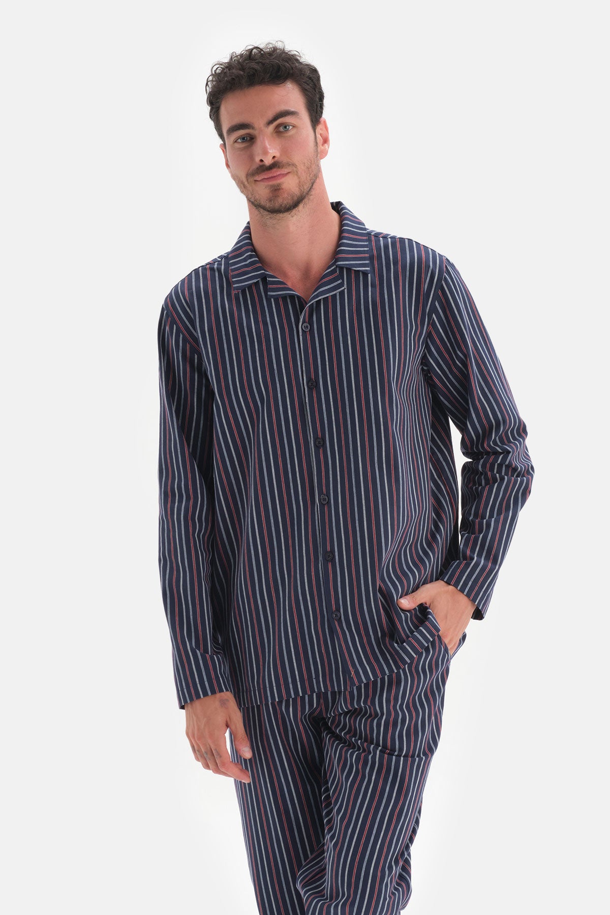 NAVY PYJAMA SET