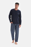 NAVY PYJAMA SET
