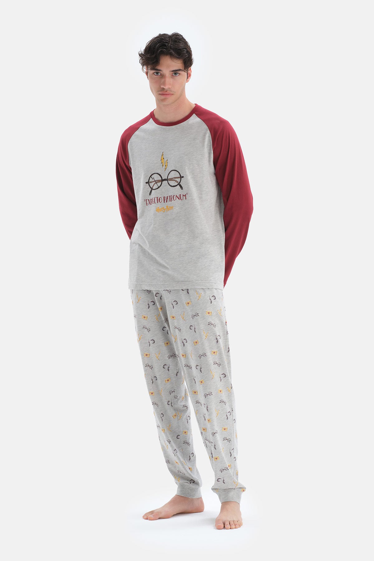 GREY PYJAMA SET