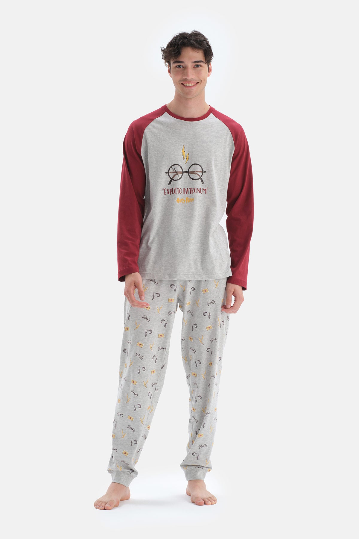 GREY PYJAMA SET
