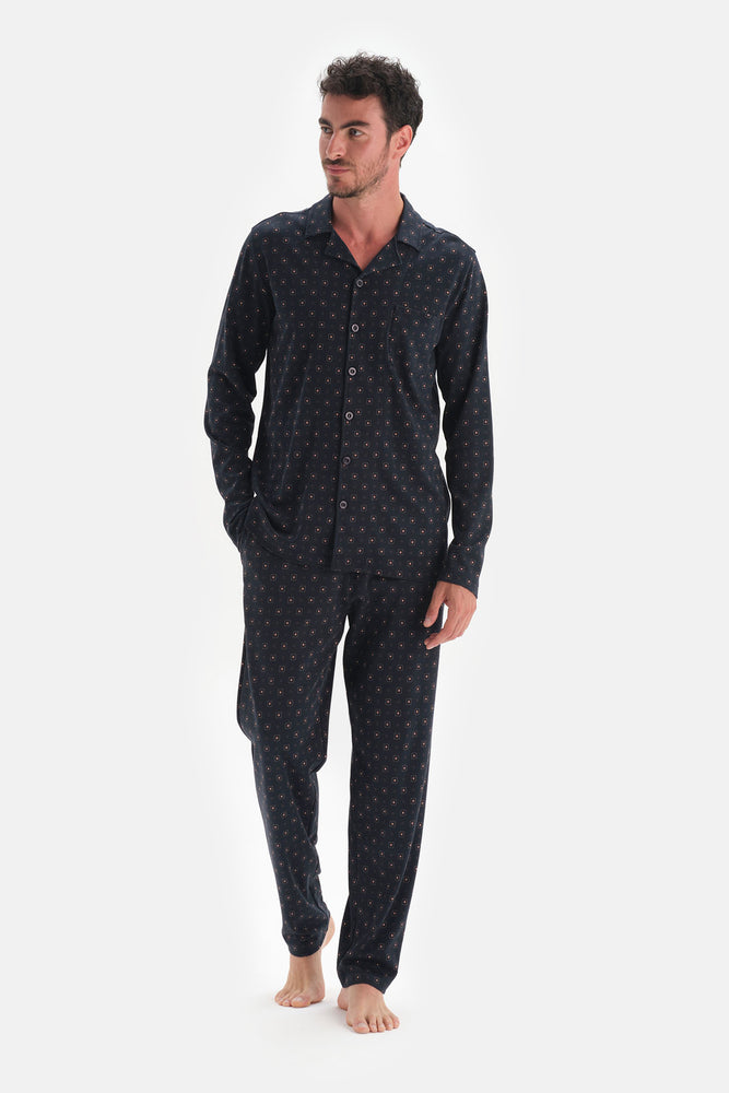 NAVY PYJAMA SET