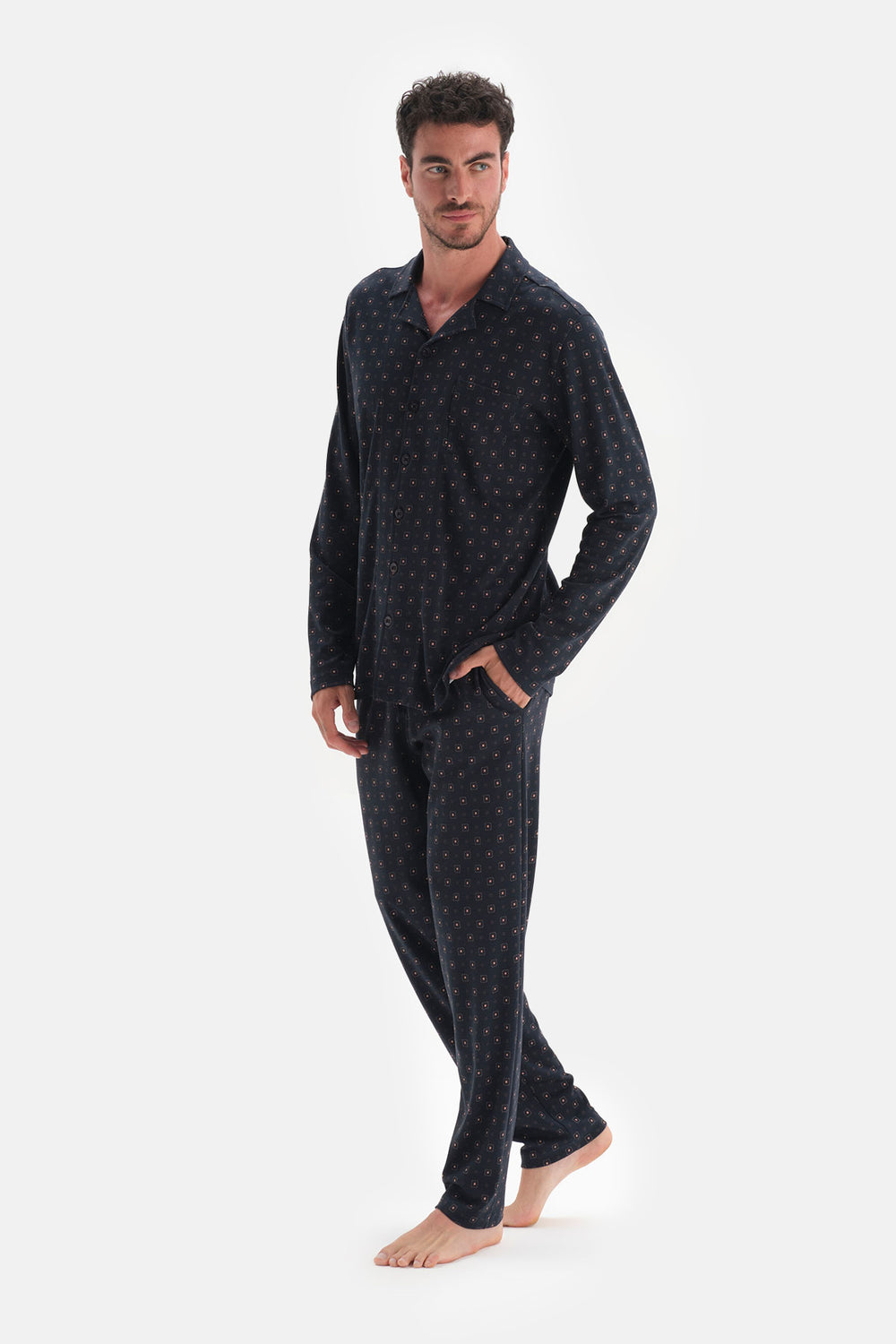 NAVY PYJAMA SET