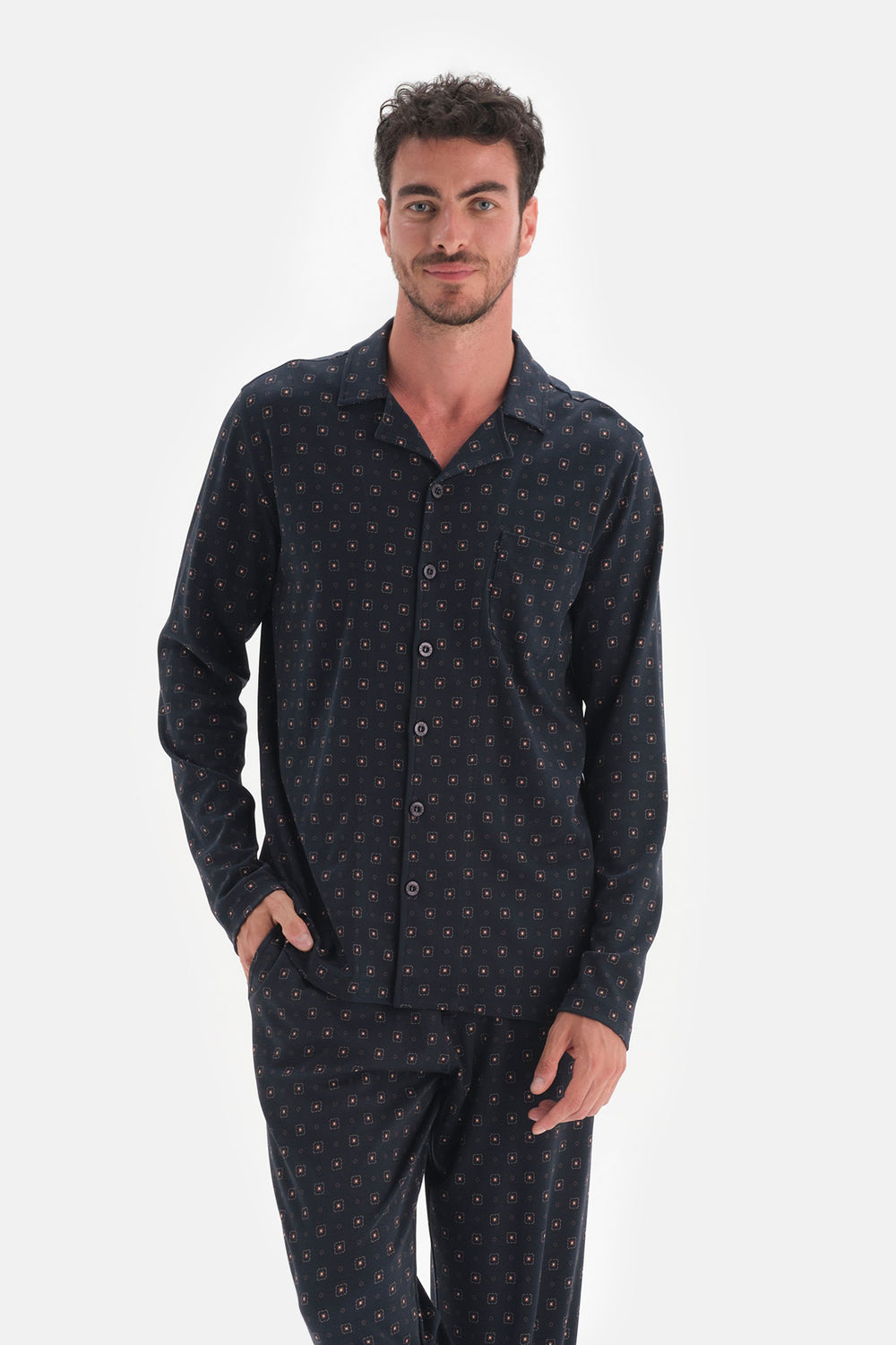 NAVY PYJAMA SET